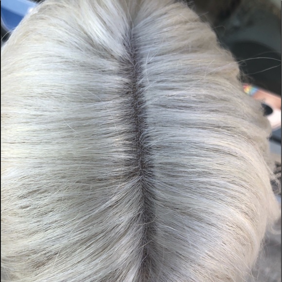 Ice White Wig Long soft Swisslace Lacefront wig - Picture 5 of 8